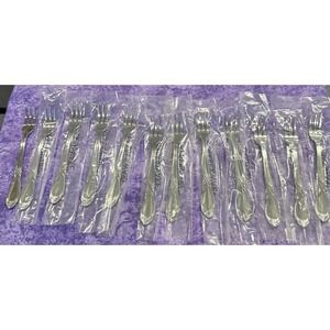 Farberware Majestic Appetizer Seafood Forks Stainless Flatware Set of 12 NEW